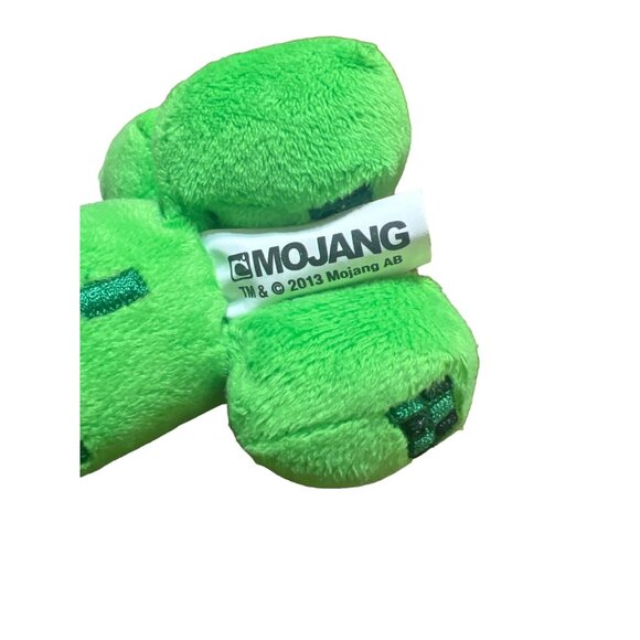 Minecraft Creeper Plush Toy By Mojang Green 7.5" Tall Stuffed Animal Pixelated - Picture 3 of 4